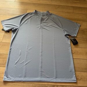 Nike Men's Light Gray Polo Shirt